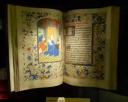 PXL075 Livre d'heures du XVè siècle peint par les moines de l'abbaye de Fécamp
